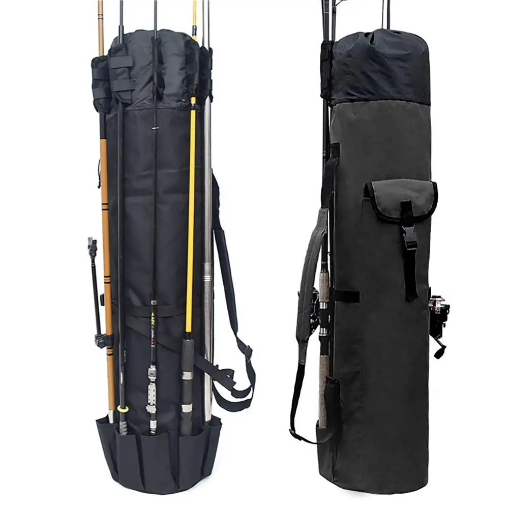 

Fishing Rod Storage Bag Organizer Outdoor Portable Large Capacity Oxford Cloth Travel Carry Bag