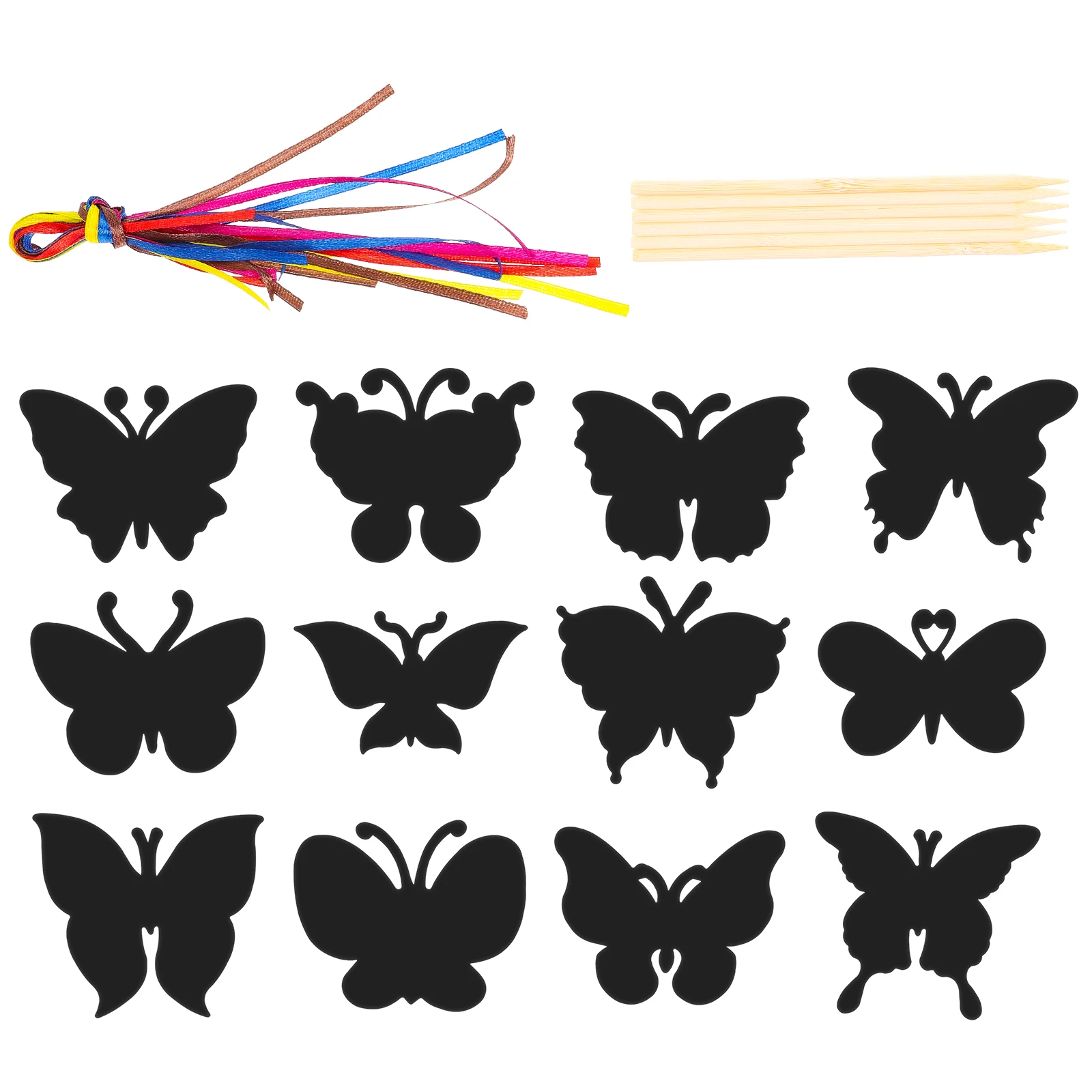 Kit de dibujo artesanal de papel para rascar, 12 Uds., para recuerdos de fiesta de Halloween, actividad artística creativa hecha a mano