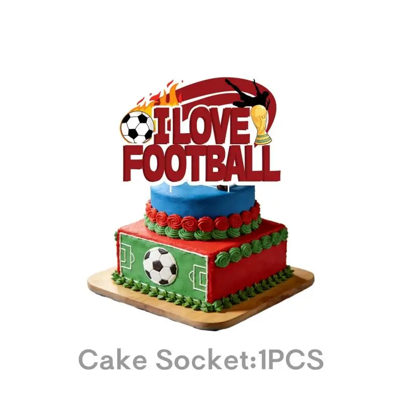 Fußball-Geburtstagsdekoration Fußball-Sport-Thema Tischgeschirr Becher Teller Luftballons Hintergrundbanner Geschenktüten Kinder-Geschenk Partyzubehör – Detail 18
