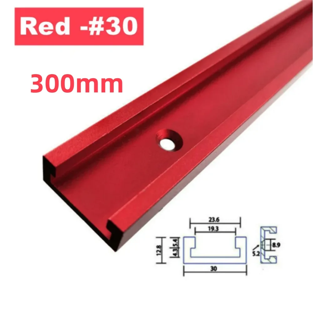 Werkbank T-Nut Aluminiumlegierung Gehrungsschiene T Schiebeschieber T-Schrauben Mutter Set Holzbearbeitung T-Schiene Jig Vorrichtung Werkzeuge