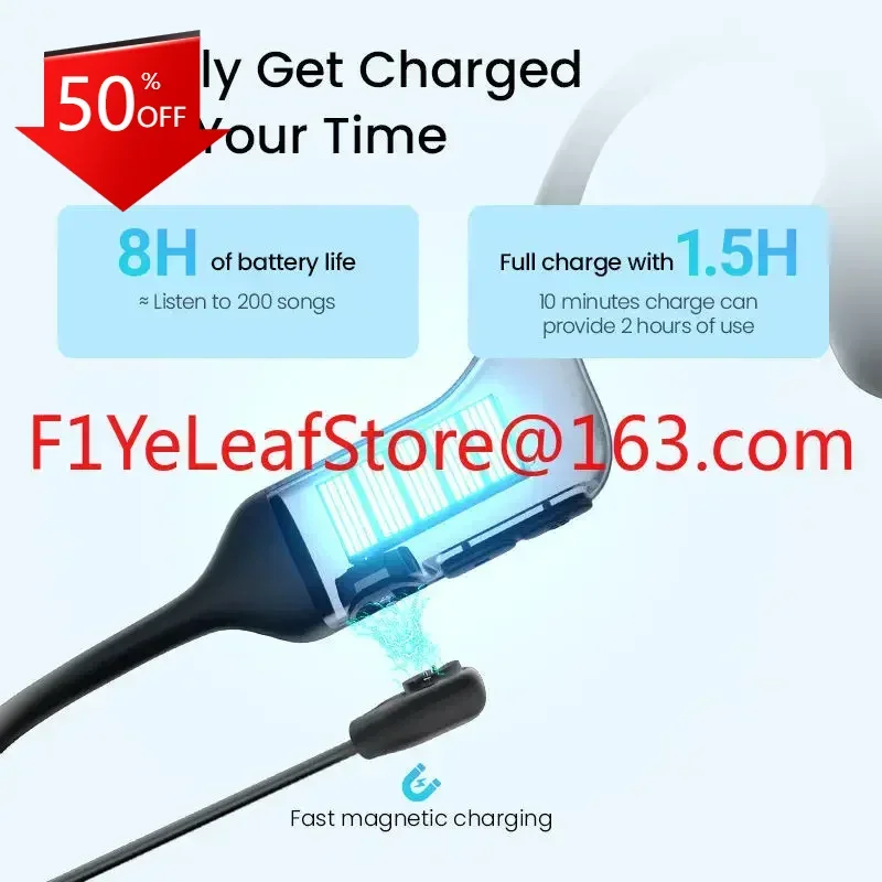 

PurFree BC01 Bone Conduction Headphones Qcc3044 BT5.2 Earphones IP67 Waterproof Protect Hearing Sports Headset