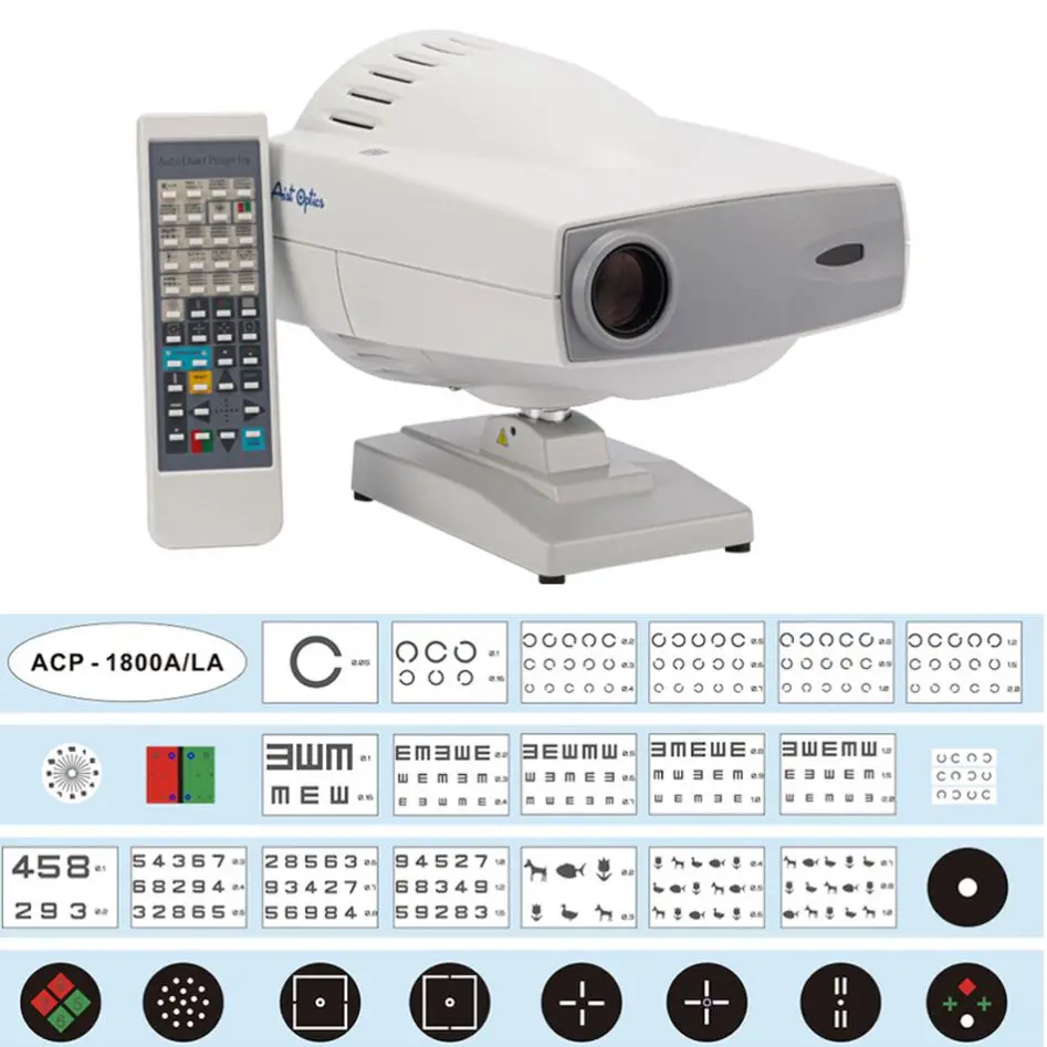 ACP-1800 Professional Digital Chart Projector for Eye Test Hospital Ophthalmic Auto Chart Projector Customizable ODM Supported