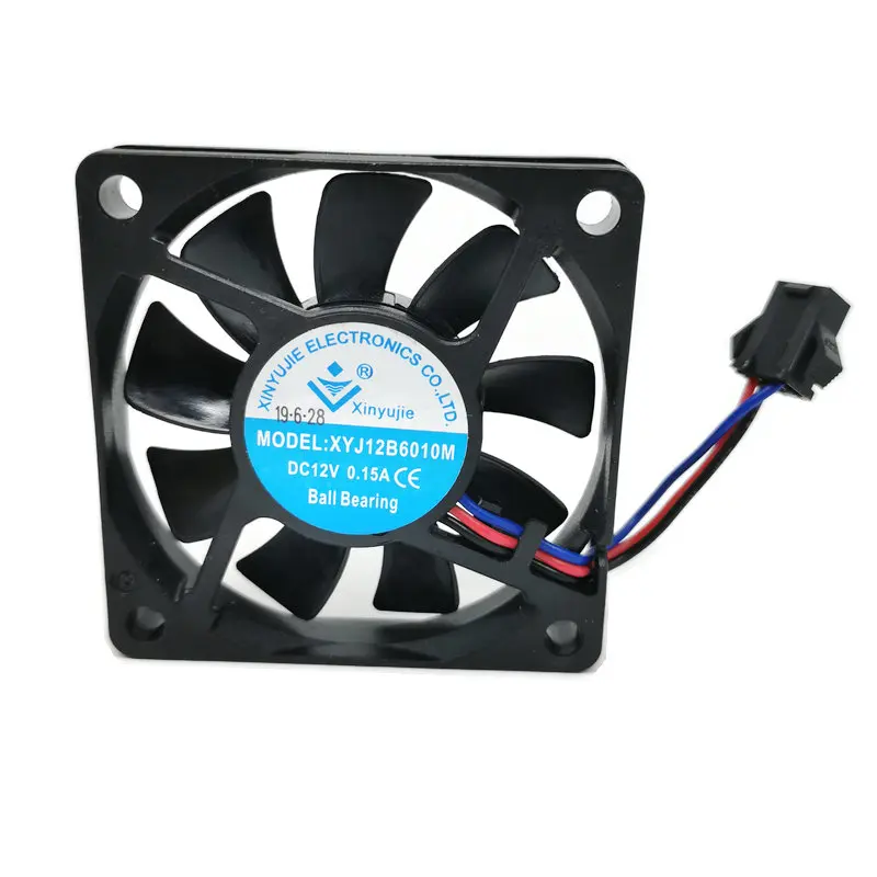 EFB0612HHA R00 6010 12V 0.25A Cooling Fan 60*60*10mm XJY12B6010M