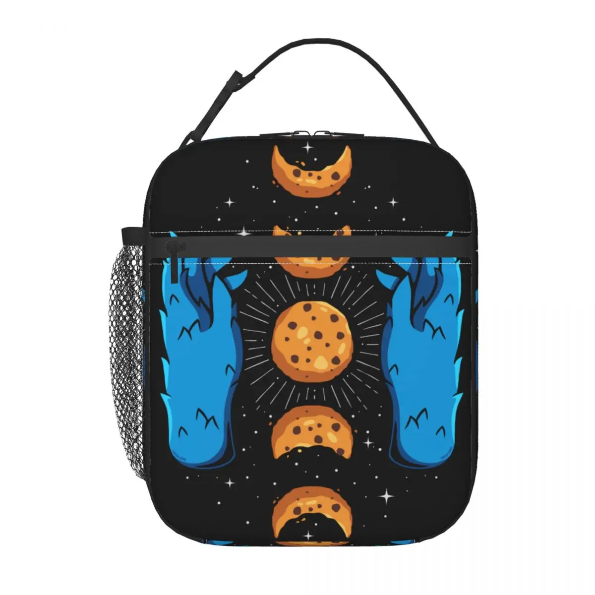 Custom Cookie Moon Phases Resuable Lunch Boxes for Women Waterproof Cooler Thermal Food Insulated Lunch Bag Kids School Children