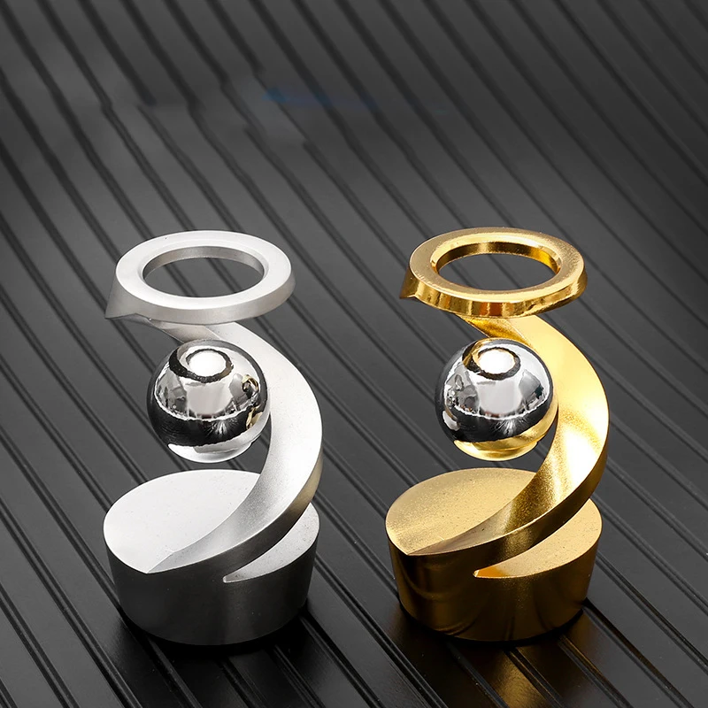 جيروسكوب دوار معدني معلق مع تأثير بصري أداة تركيز لتخفيف التوتر للبالغين والأطفال لعبة جيروسكوب تململ سبينر #2