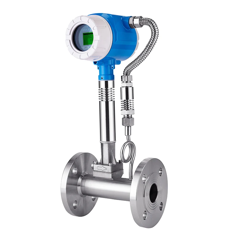 

Vortex Street Flowmeter Compressed Air Meter Sensor Methane Natural Gas Nitrogen Liquefied Gas Steam Flowmeter