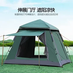4-5 Person Automatic Camping Tent Large Space 3 Season Outdoor Tent Waterproof Family Travel  Tent