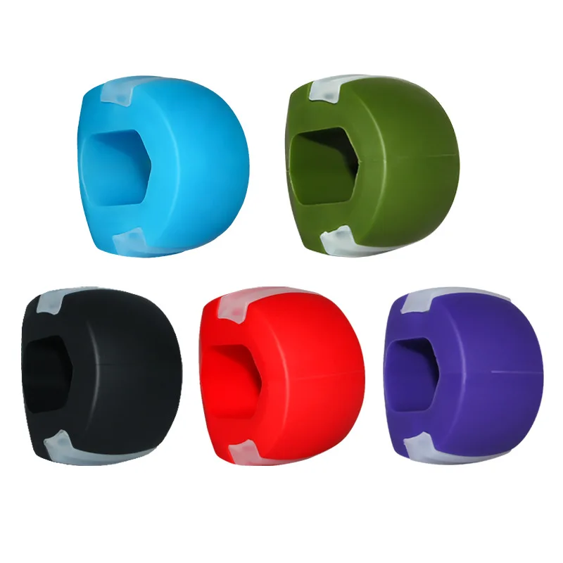 جهاز تمرين الفك، جهاز تدليك الوجه، جهاز تمرين العضلات من السيليكون، جهاز تدريب الفك على شكل كرة العضلات