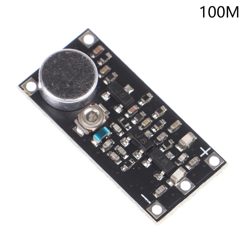 Módulo transmisor FM con micrófono para coche, placa de transmisión de Radio FM para teléfono Arduino, bricolaje, CC 2V, 9V, 9mA, 88-115MHz, 1 piezas