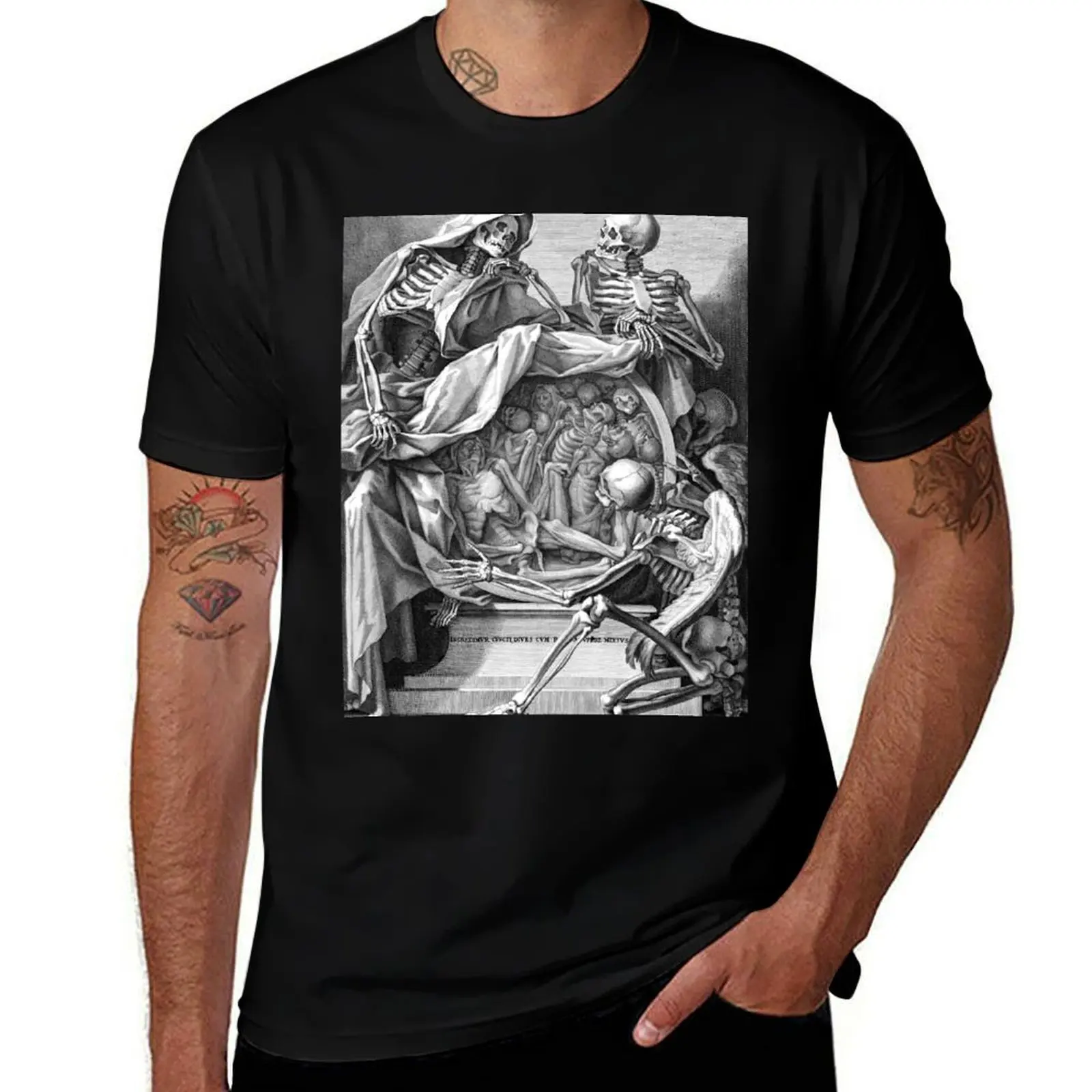 Italian Memento Mori - Unknown T-Shirt Fashion Simple Casual Tee Shirt T-Shirt