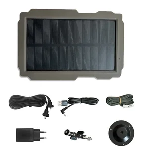 Wiederaufladbares Solarladegerät für Jagdkamera, Trail Game Panel Kit, 3000mah, 6v-12v 10 Hauptschweinjagd -Jagdverkäufe - №8