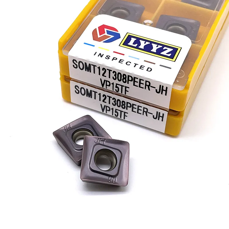 SOMT12T308PEER JH VP15TF شفرة كربيد أداة تحول خارجية مخرطة CNC تحول إدراج ، للفولاذ المقاوم للصدأ #1