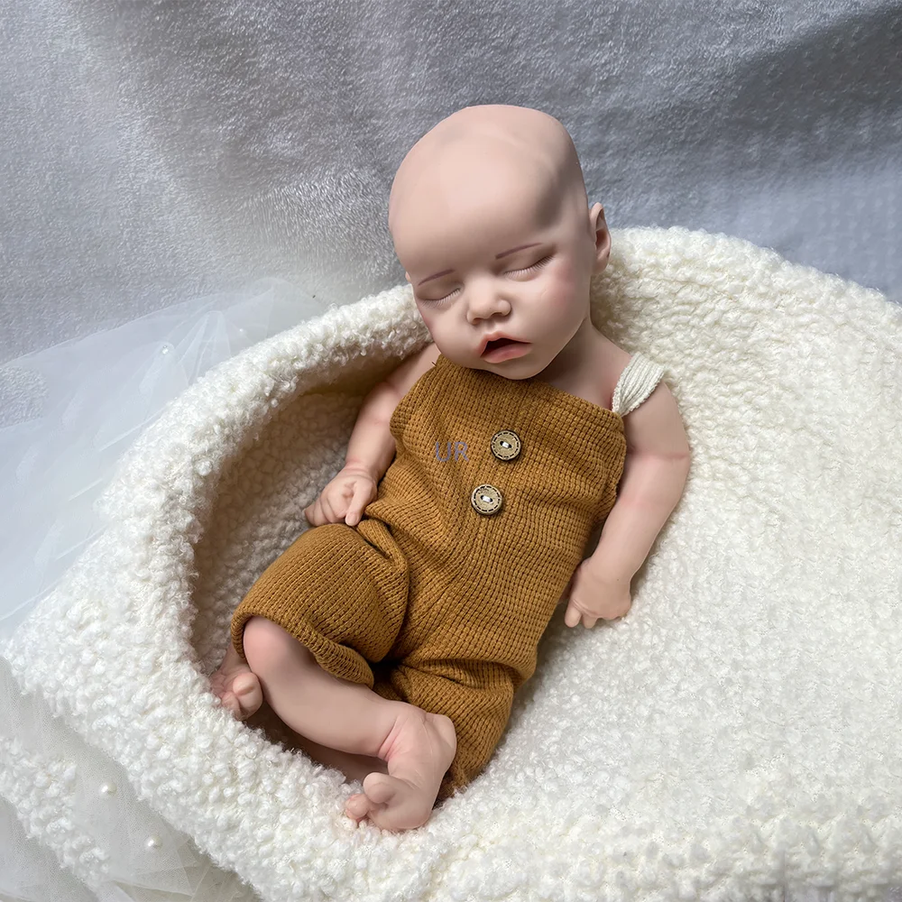 リアルなシリコン生まれ変わった赤ちゃんの女の子の人形、柔らかい重みの花嫁、marshmallow、本物のヨーロッパ、18インチ