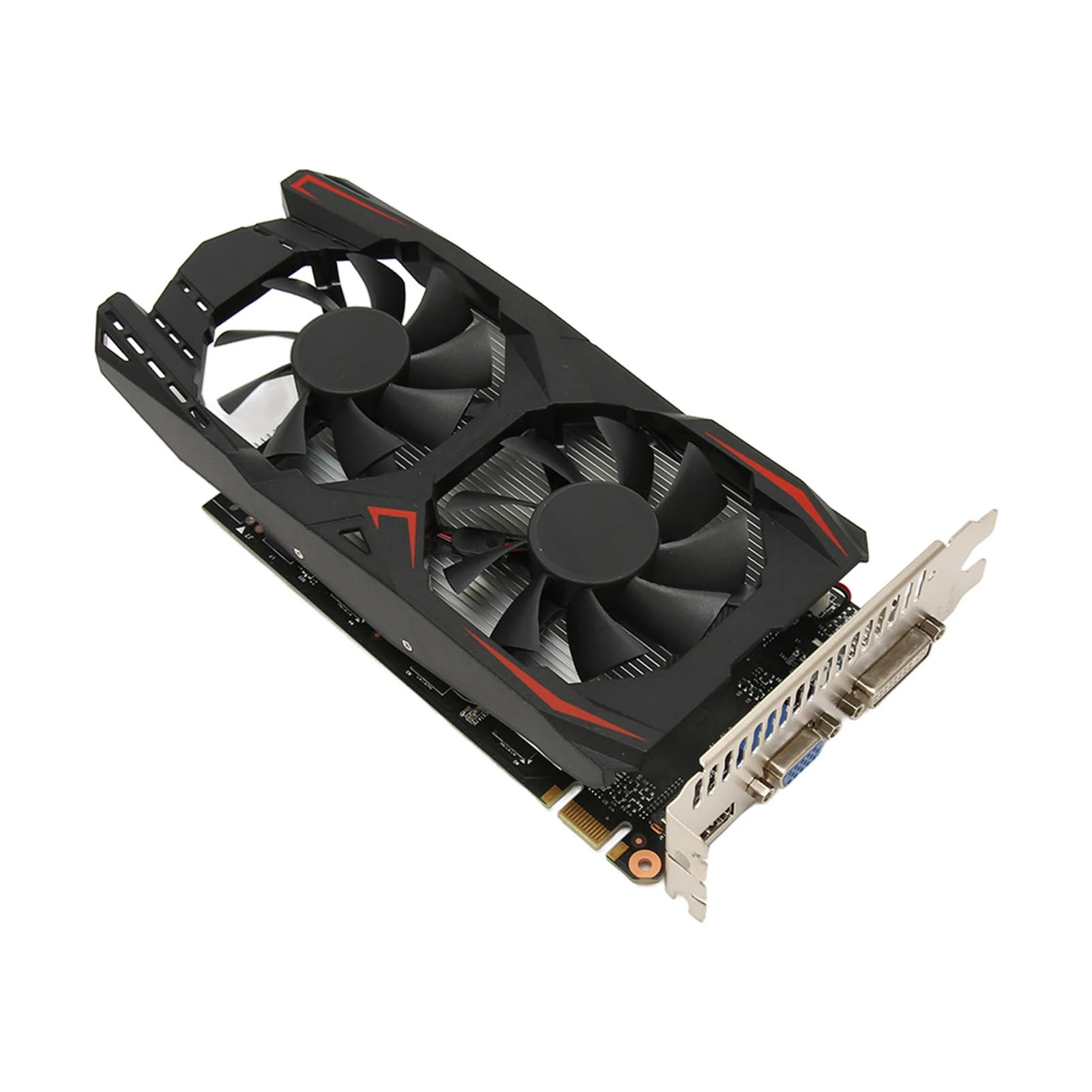 Scheda grafica a doppia ventola ad alte prestazioni 4 GB GDDR5 128 bit Raffreddamento rapido Chip della scheda grafica per videogiochi a basso rumore per PC desktop