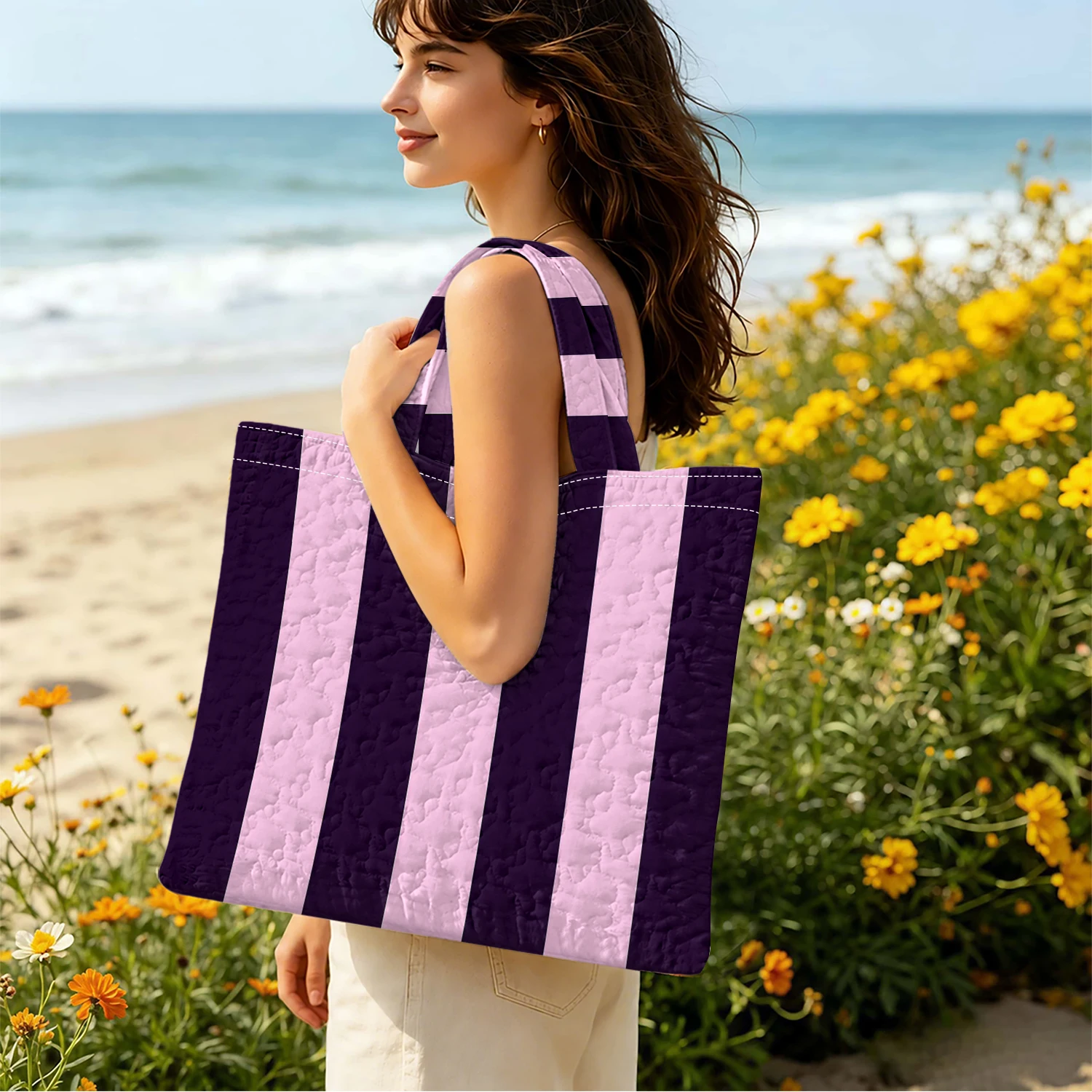 Deep Purple & Blush Stripe Wom - Women Fashion Fun review and price