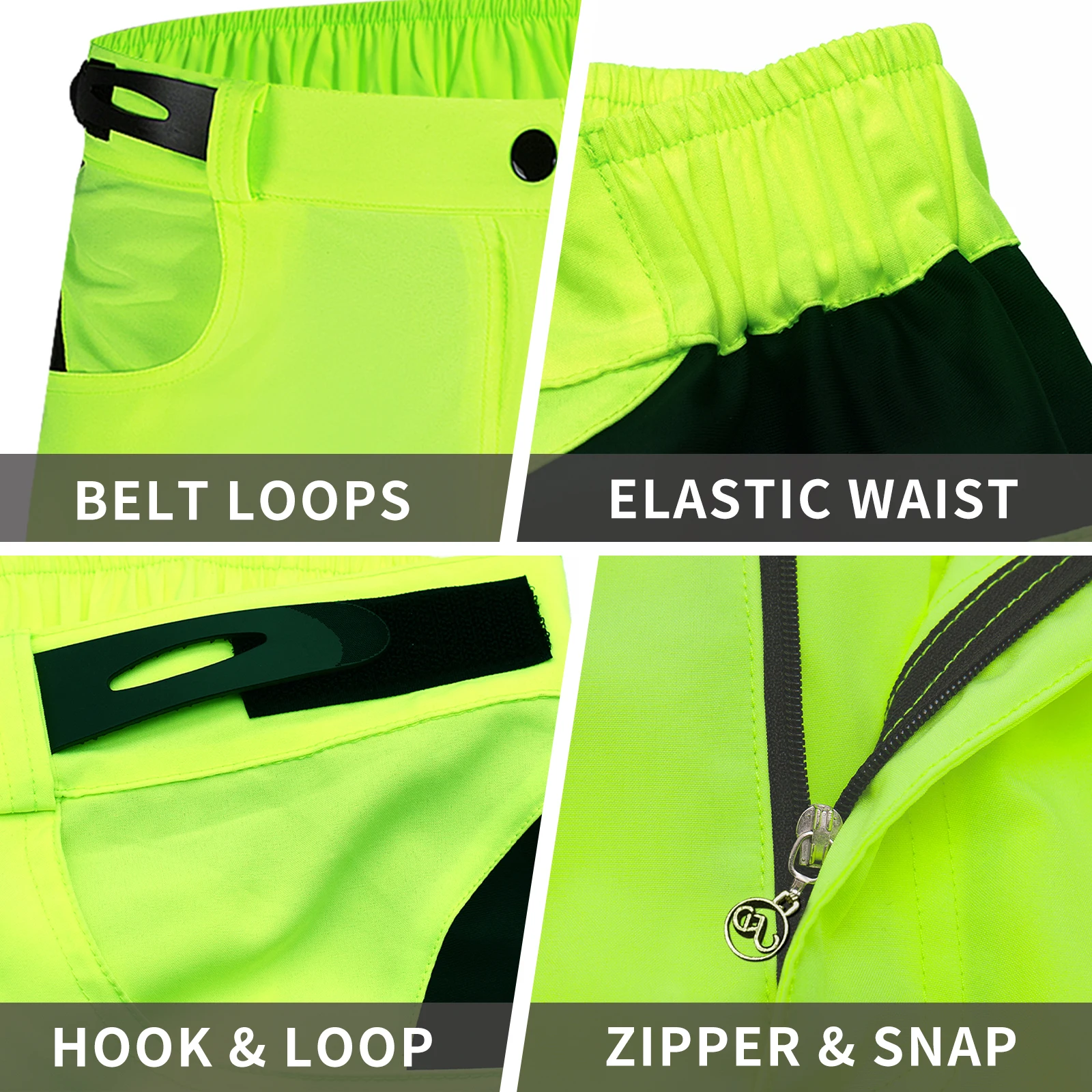 WOSAWE Summer Cycling Shorts Mountain Racing Moto MTB Downhill Bicycle Short Mountain Bike Short