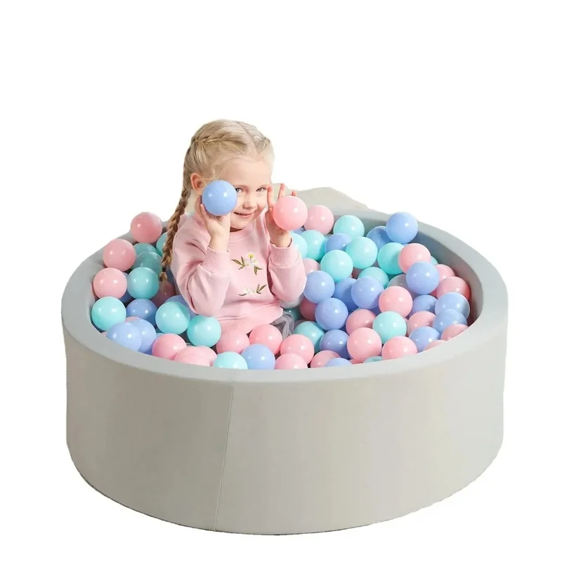 Customized Size Colorful Soft Foam Ball Pit, Indoor Outdoor Kids Baby Ball Pool Playground Equipment