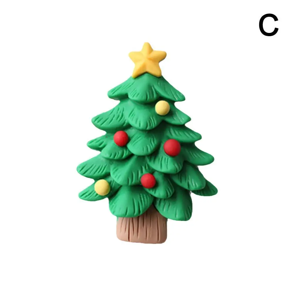 Car Air Outlet Decoration 3D Christmas Santa Claus Bell Auto Accessories Decoration Elk Interior Resin Q1J8