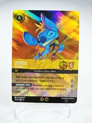 Lorcana capitolo 3 Proxy English Foil carte da gioco TCG della casa di ursula stitch belle di alta qualità