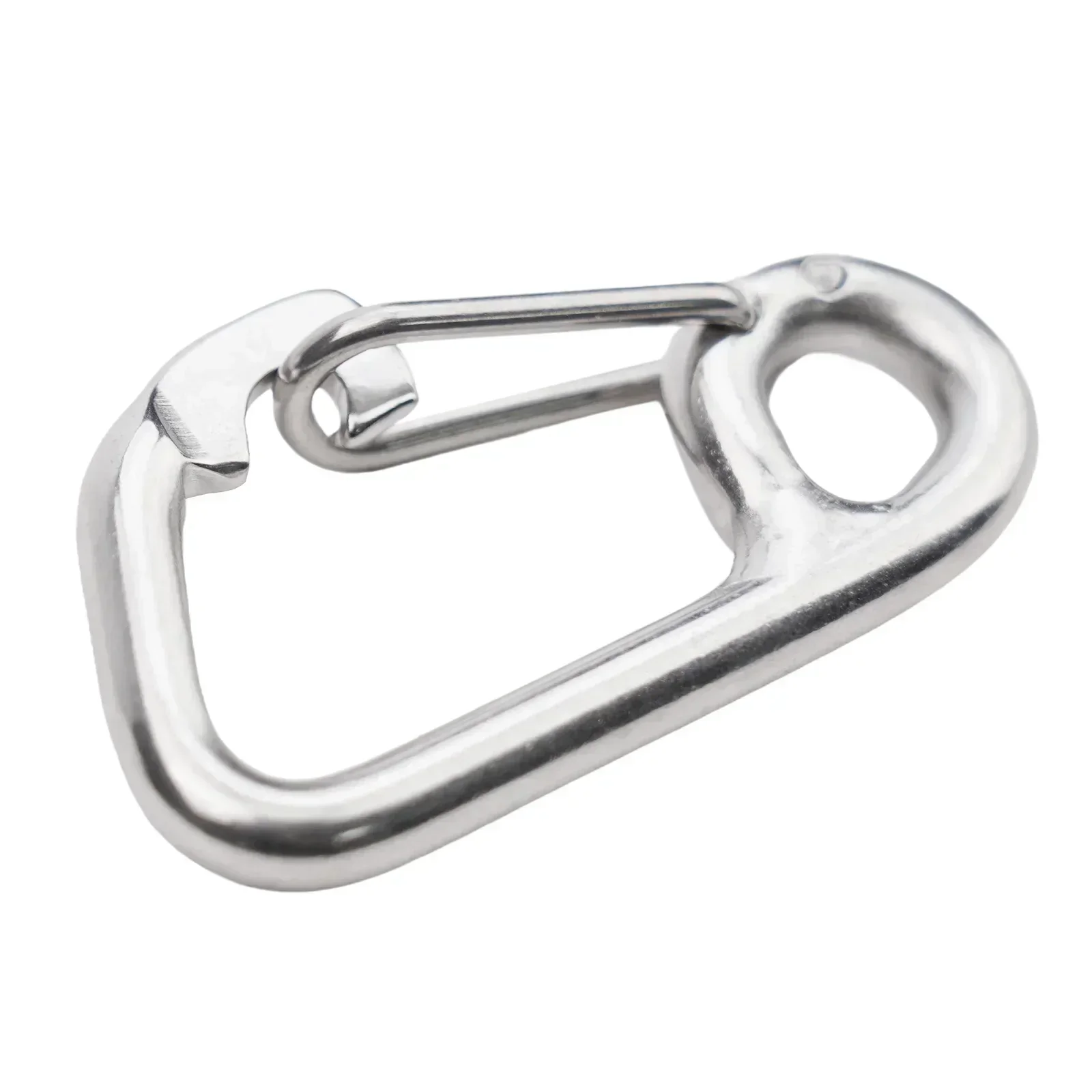 

Carabiner Dving Hook Kayak Boat Outdoor Tools Safety Scuba Diving Silver Simple Hook 316 Stainless Steel 2022 New