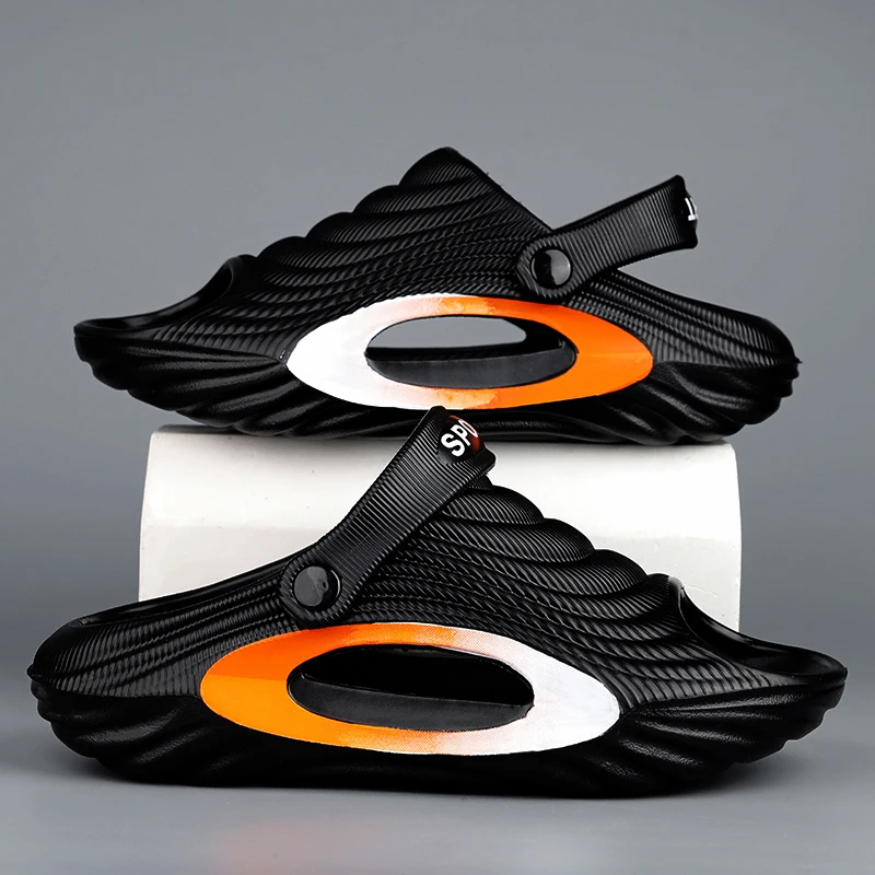 

Fashion New Men's Outdoor Slippers Beach Sandals Soft Clogs Comfortable Slides Men Casual Shoes Garden Shoes Male Beach Slippers