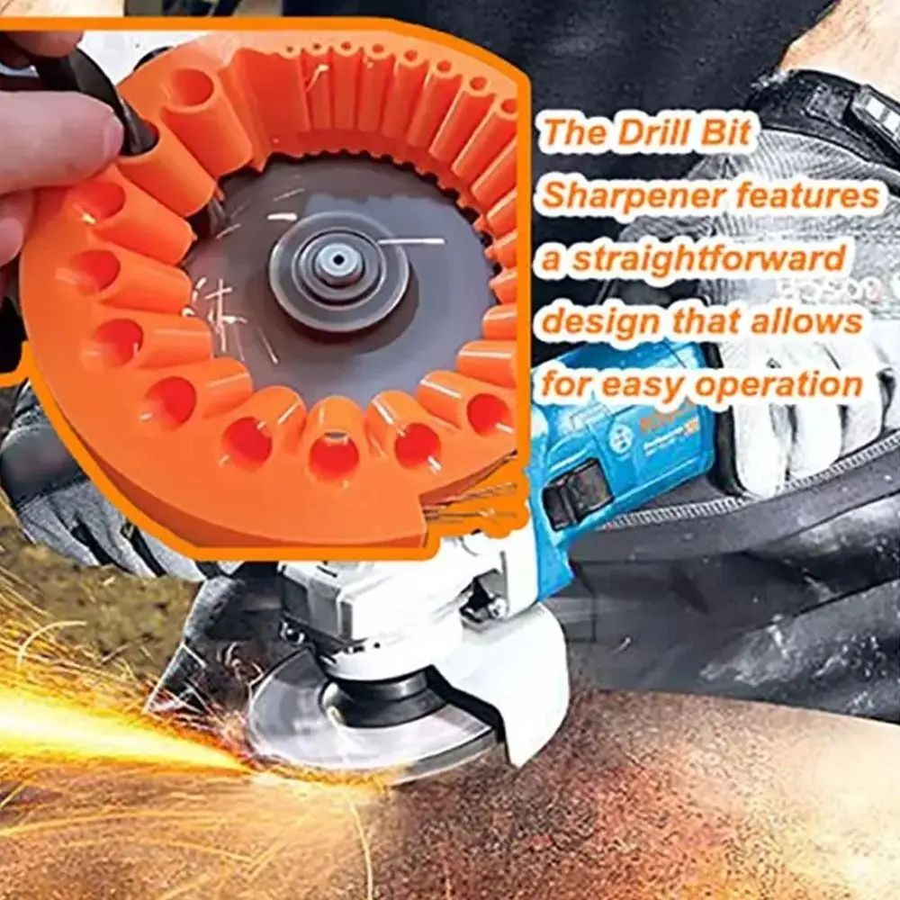 Portable Drill Bit Sharpener Multi-specificatio Drill Bit Grinding Artifact Angle Grinder Drill Bit Holder