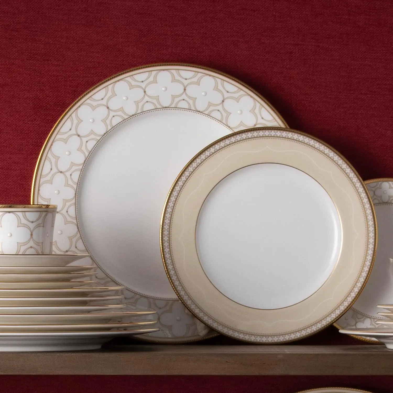 40-Piece Dinnerware Set for 8, Service for Eight, Complete Tableware Collection