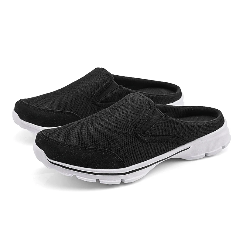 Summer Half Shoes For Men Women Slides Slippers Slip On Shoes Couples Plus Size 47 48 Lightweight For Dropshipping