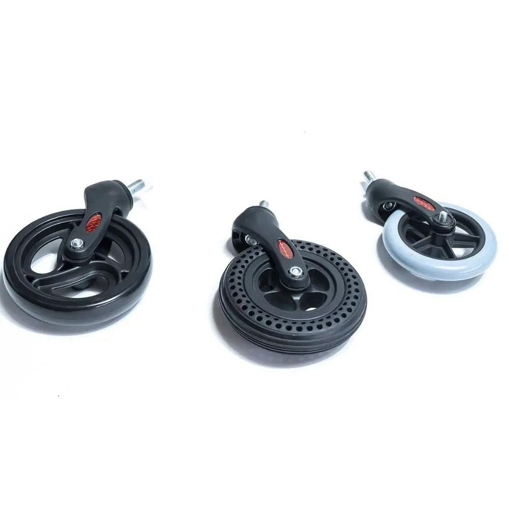 5 6 8 Inch Wheelchair Wheel Rubber Accessory Replacement PVC Rubber Wheelchair Wheel Anti Skid for Walking Aid Wheel Replacement