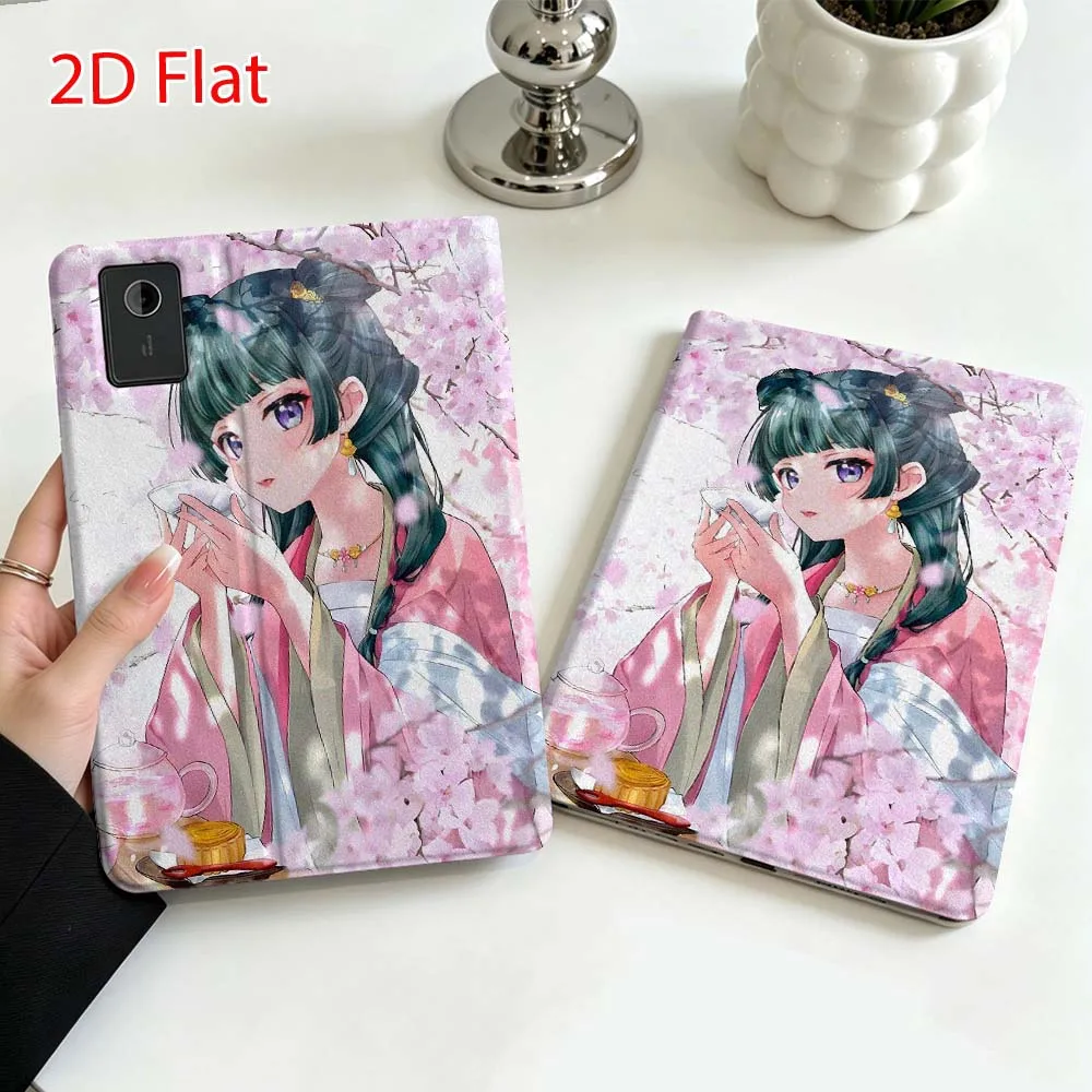 Anime Maomao Cute For Lenovo Xiaoxin Pad Pro Tab P12 P11 11 13 11.2 inch K11 Plus Pen Tray Tablet Case Soft