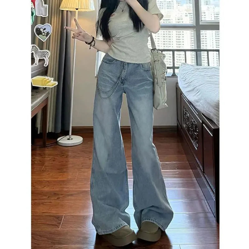 Damesbroeken Jeans voor dames Hoge taille High Fashion Trend Populaire vrouwelijke denim Hot Sense-serie Effen kleur Alle match lang