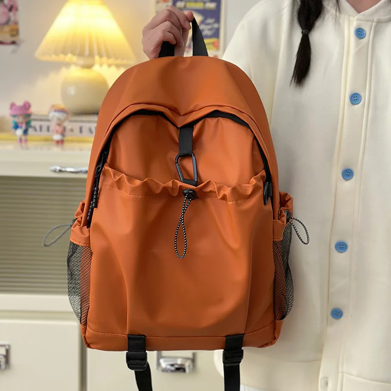 

Повседневный индивидуальный легкий водонепроницаемый рюкзак с несколькими карманами в стиле унисекс для мужчин и женщин, дорожные сумки большой вместимости