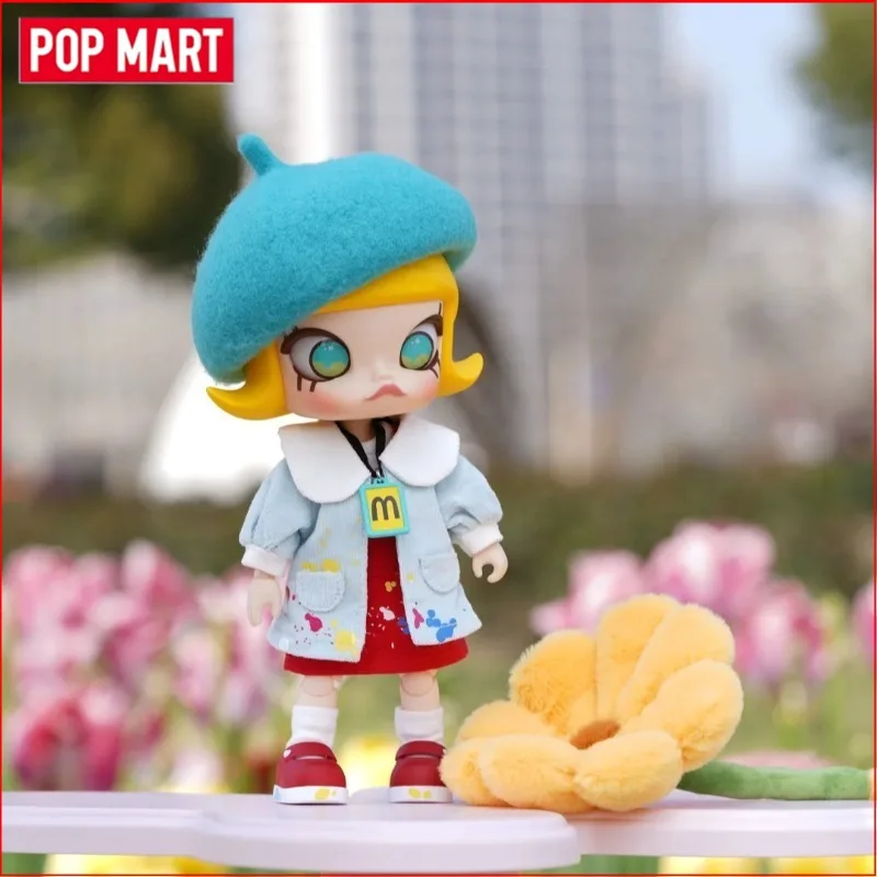 

POP MART MOLLY 1/8 BJD Серия к 20-летию: Коллекционная фигурка-сюрприз (Blind Box), памятный сувенир, милые игрушки, подарок