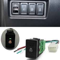 Car LED DRL Light Bar Rearview Mirror Seat Heating Control Switch Button for Suzuki SX4 Swift Grand Vitara 2006-2012 Accessories