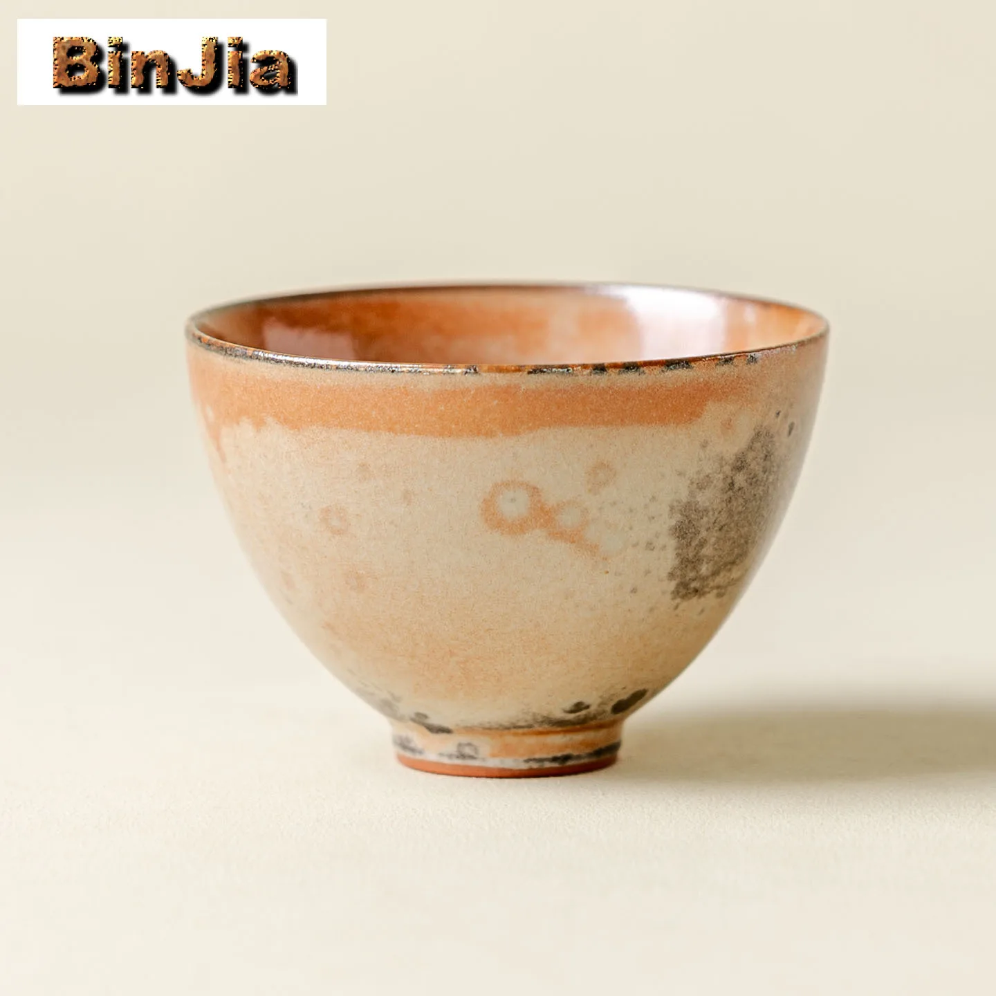 110ml Wood-fired Porcelain Teacup Handmade Tea Bowl Beautiful Tea Cup Tea-tasting Personal Cup Jianzhan Master Cups Tableware