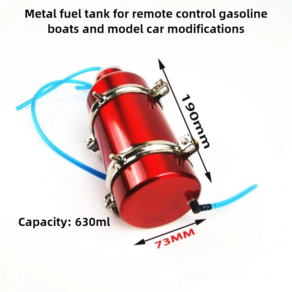 

Metal Fuel Tank 630ml Fuel Container for Remote Control Car Boat Model Modifications Engine Model Accessories Fuel Tank