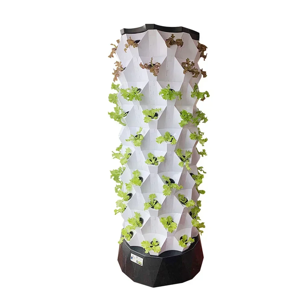 New agricultural greenhouse indoor aeroponic hydroponic system 6-layer pineapple tower garden hydroponic growing system vertical