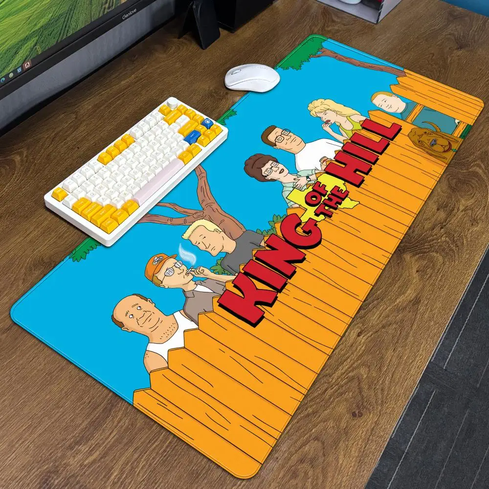 King of the Hill Mouse Pad MouseMat XXL Computer Accessories Large Keyboard Laptop Table Pad The New Product Gamer Gaming