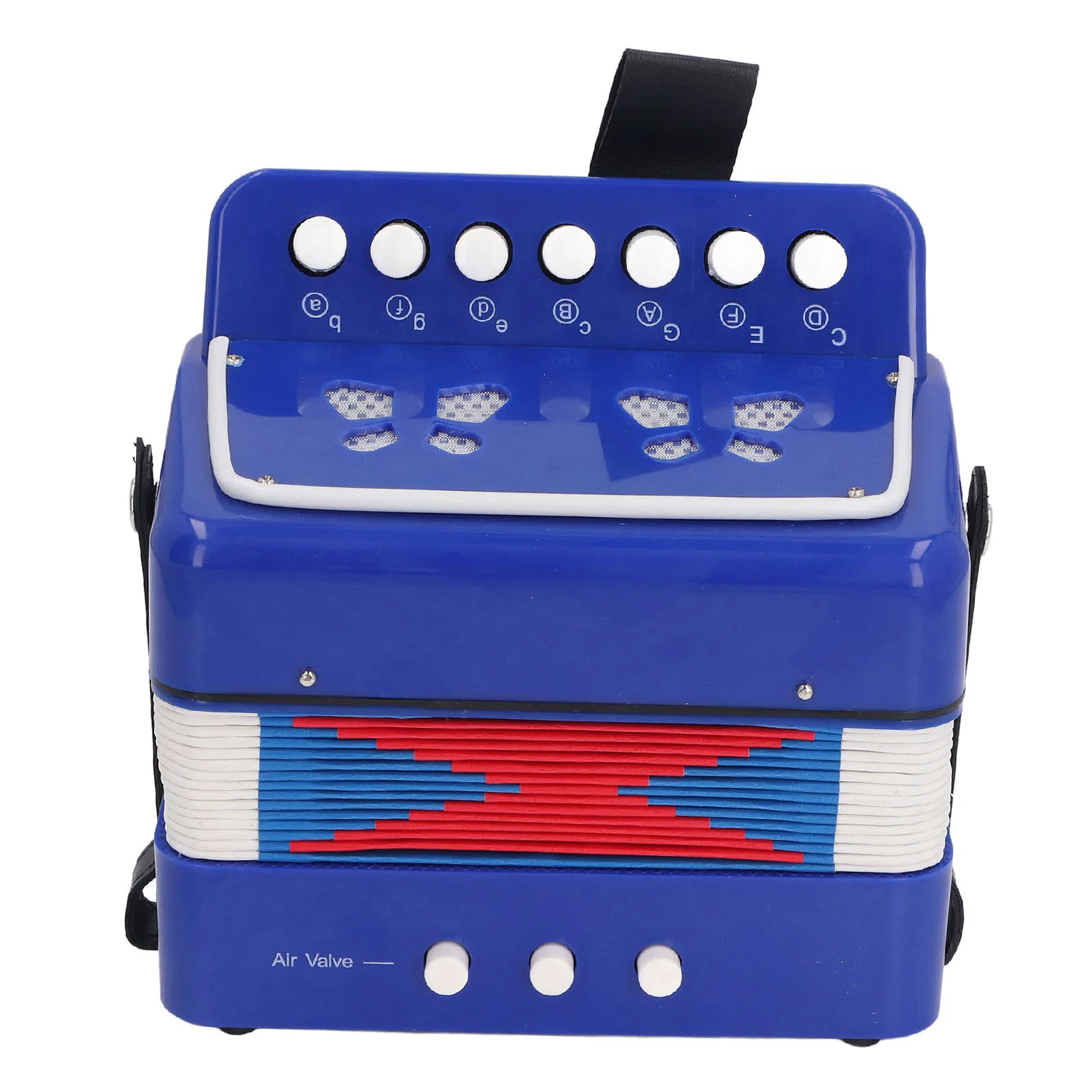 

Аккордеон с кнопкой премиум-класса для начинающих, 7-клавишное управление, 2 баса, детский образовательный музыкальный инструмент, практика выступления на сцене