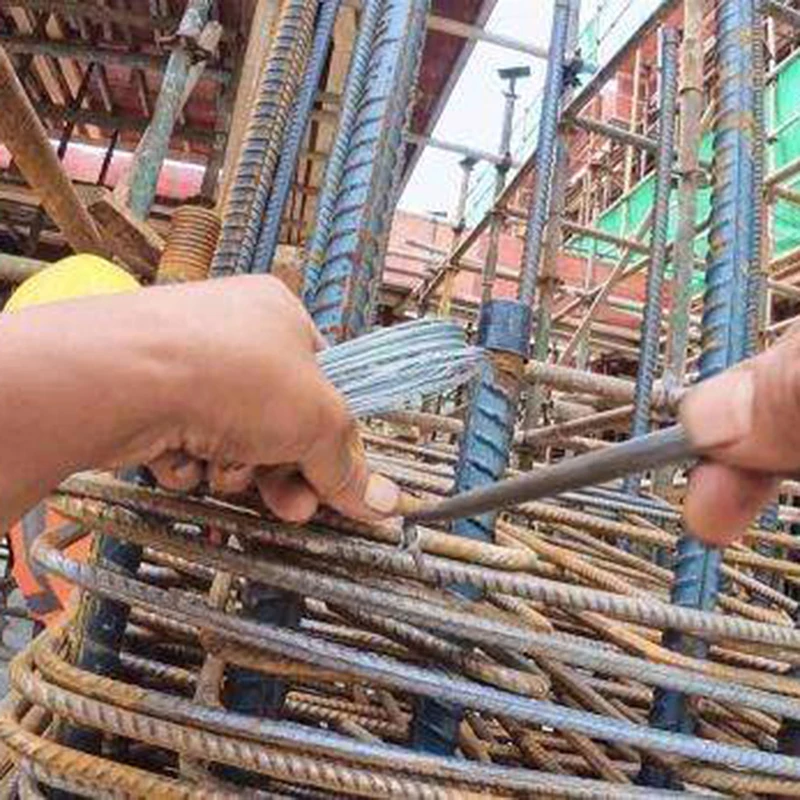 Thread Rebar Tie Wire Twister with Hook Hand Binding Steel Bars Hand Fence Tools Construction Hook image 5