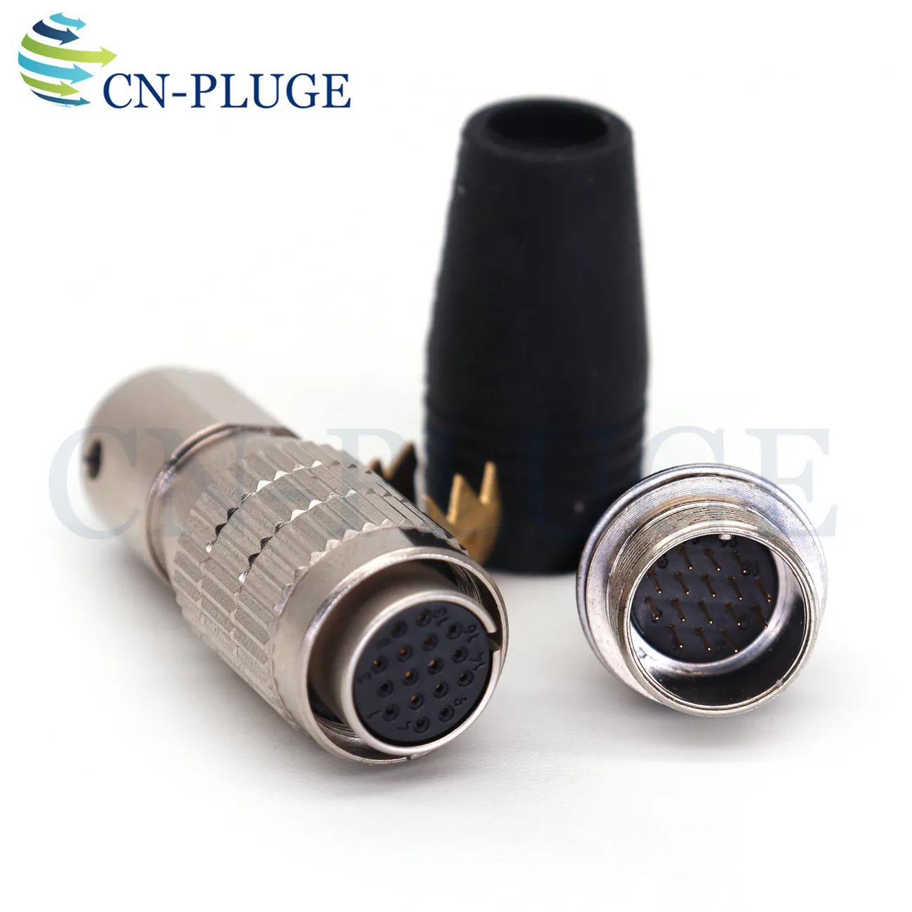 Hirose Circular Connector HR25-9TP-16S / HR25-9TR-16P Dustproof And Waterproof Aviation Industry Signal Plug 16Pin