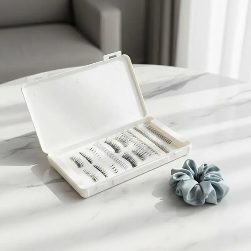 Versatile Plastic Eyelash Case for Storing False Lashes and Cosmetic Items