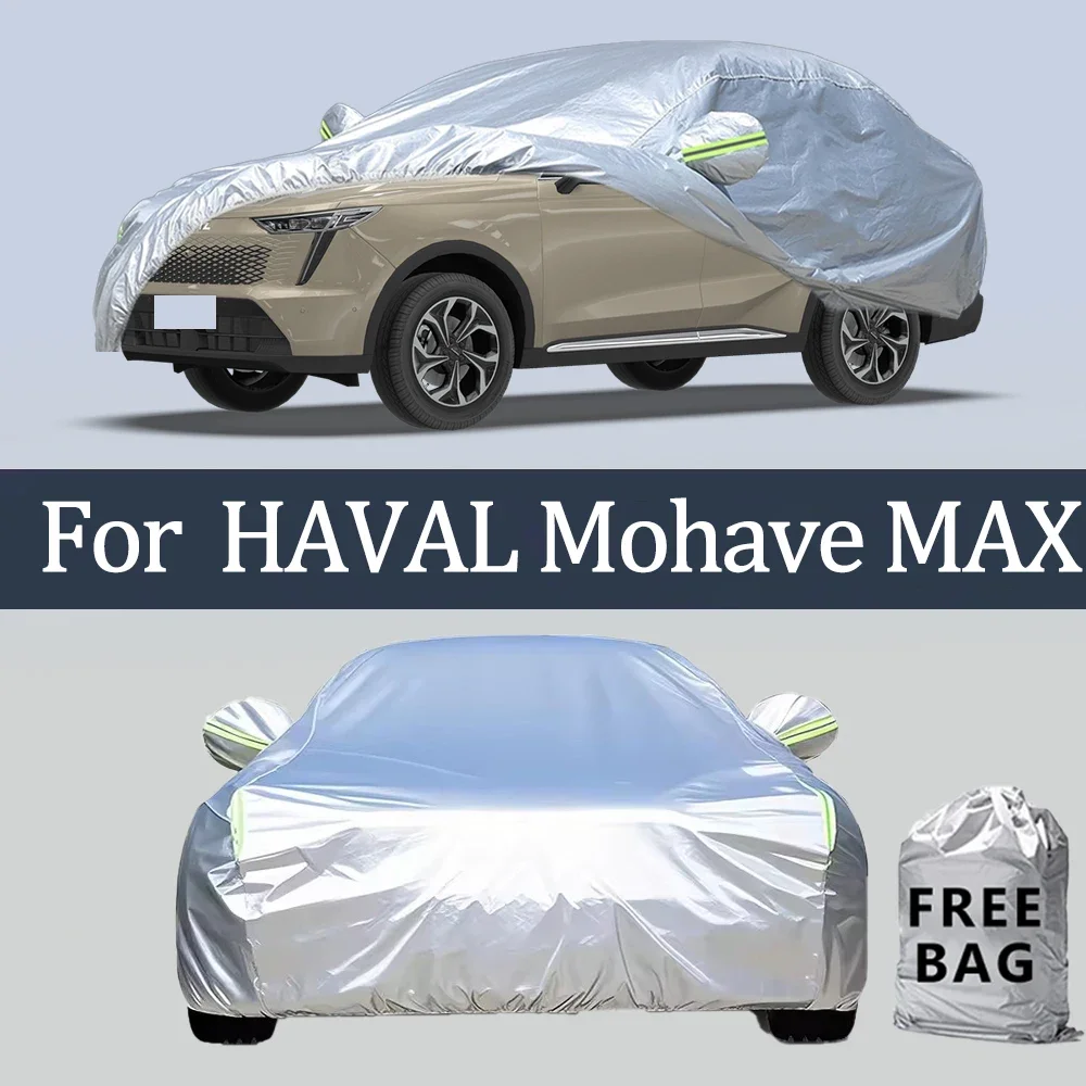 

Для HAVAL Mohave MAX автомобильный чехол уличные защитные чехлы снежный солнцезащитный козырек водостойкий пылезащитный внешний УФ автомобильные аксессуары