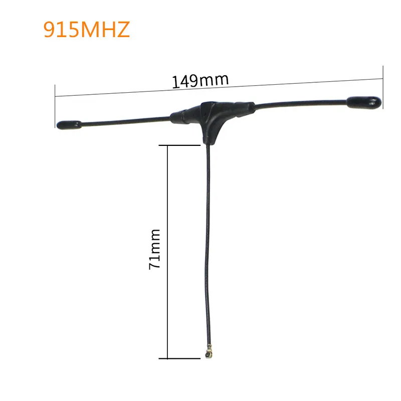 80mm 915MHZ 2.4G IPEX 4 IPEX4 IPEX1 Antenna tipo T per ricevitore CROSSFIRE TBS Frsky R9mm 900MHZ FPV Racing Drone accessori