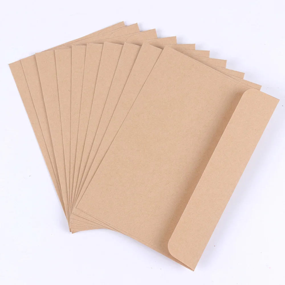 

High Quality Kraft Paper Black Red European Style Stationary Gift Card Envelope Letter Supplies Envelopes Paper Envelopes