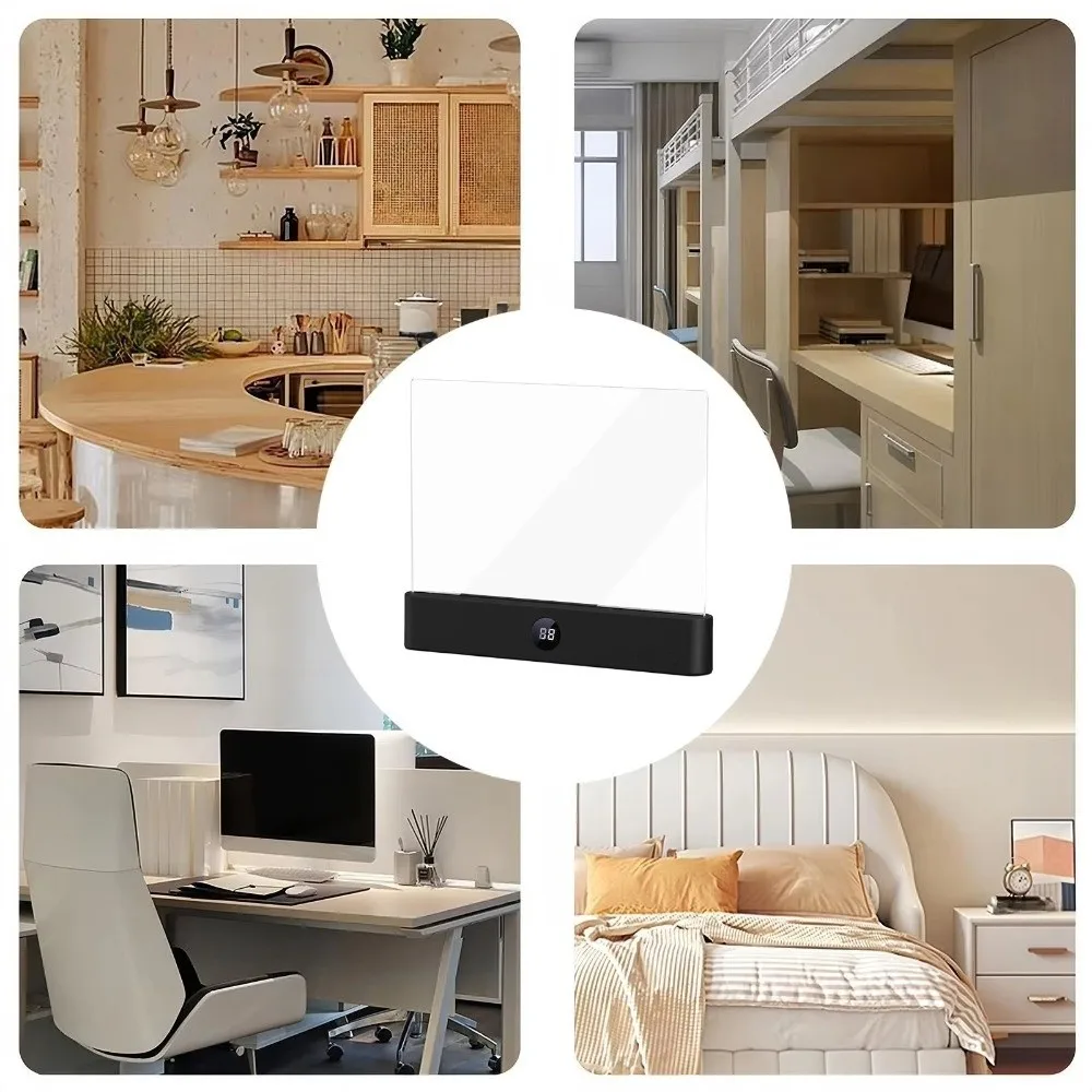 High Quality 3 Colors Reading Lamp With Timer Rechargeable LED Panel Book Lamp Dimmable LED Panel Book Light