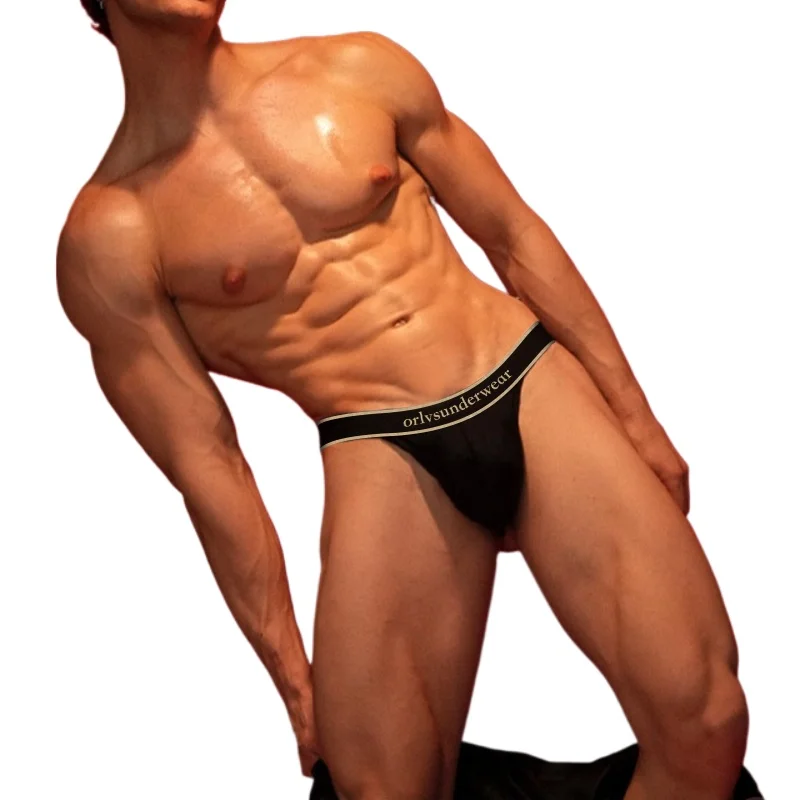 

CMENIN 3Pcs Sissy Sexy Man's Underwear Briefs Breathable Cotton Men's Briefs Underpants Gays High Cut Bikini Panties Underwear