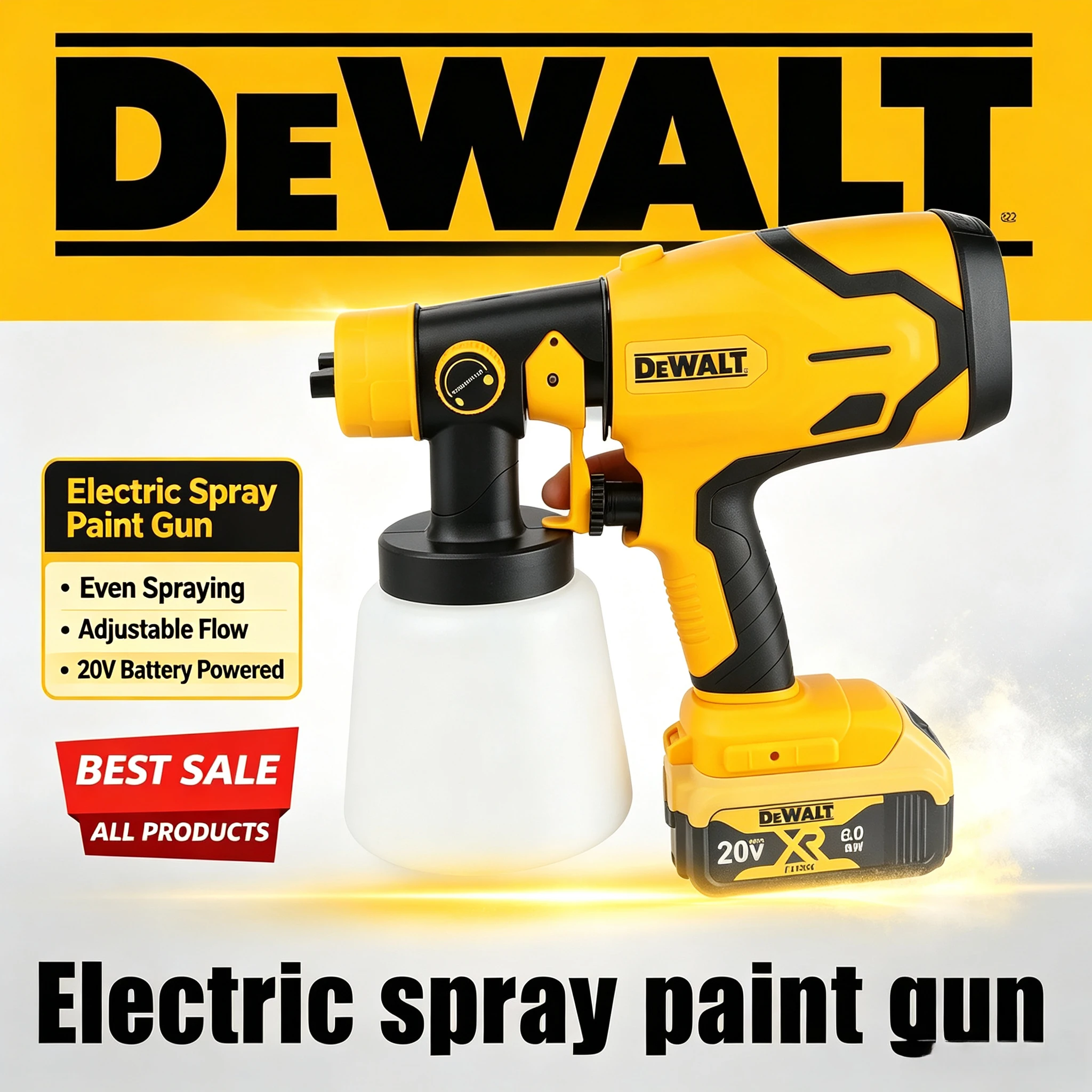 #4 Electric Paint Spray Guns Comparison Guide