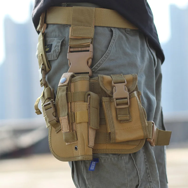 Outdoor hunting accessories thigh bag suitable for G17, 18, 19, 26, 34 and above right-handed Molle handguns - view 3