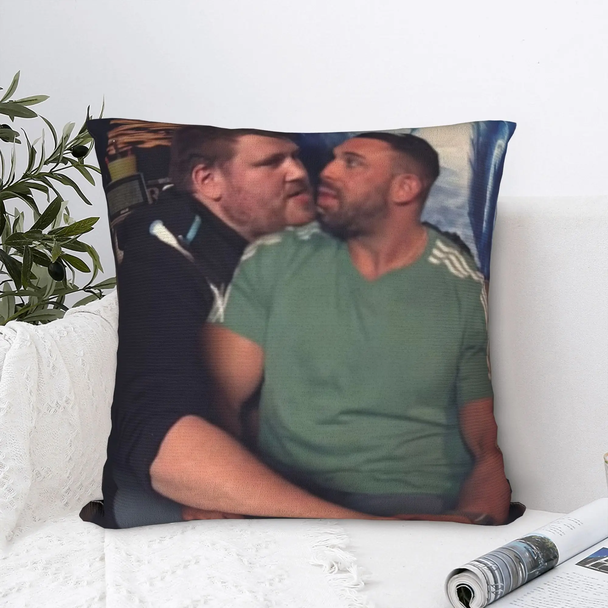 

Плакат Drachenlord Rainer Winkler Kisses Кевин Волтер, квадратная наволочка, чехол на молнии, декоративная наволочка для дивана